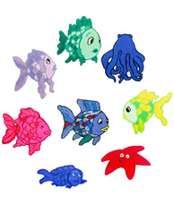 Load image into Gallery viewer, Story stones - The Rainbow Fish inspired