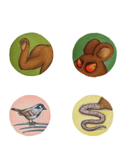 Load image into Gallery viewer, Story Stones - The Gruffalo&#39;s Child inspired

